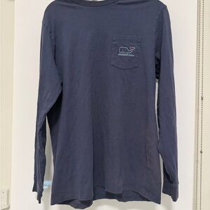Vineyard Vines Navy Long Sleeve Tee